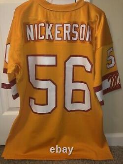Authentic Tampa Bay Buccaneers Hardy Nickerson M&N Jersey 1993 Retro Throwback