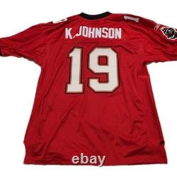 Authentic Tampa Bay Buccaneers Jersey, #19, Keyshawn Johnson, Size 52, New
