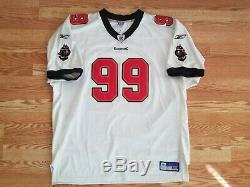 Authentic Tampa Bay Buccaneers Warren Sapp #99 White NFL Reebok Jersey 58 4xl