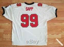 Authentic Tampa Bay Buccaneers Warren Sapp #99 White NFL Reebok Jersey 58 4xl