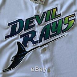 Authentic Tampa Bay Devil Rays 44 L Jersey 1999 Russell Diamond Collection New