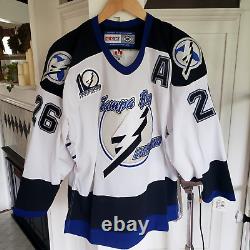 Authentic Tampa Bay Lightening 2001/02 Martin St. Louis CCM Pro Jersey sz 48 NEW