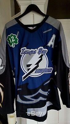 Authentic Tampa Bay Lightning Dino Ciccarelli Storm jersey sz XXLarge