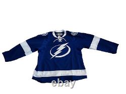 Authentic Tampa Bay Lightning Home Jersey by Reebok, Size 52, New with Tags