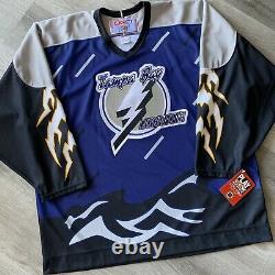 Authentic Tampa Bay Lightning Jersey XL CCM Storm New
