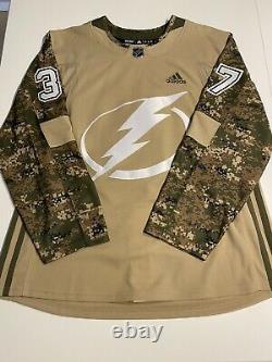 Authentic Tampa Bay Lightning Veterans Day Camo Jersey