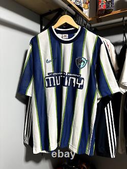 Authentic Tampa Bay Mutiny Away Jersey 1997/1998 MLS Nike Medium