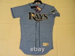 Authentic Tampa Bay Rays Alternate LIGHT BLUE Flex Base Jersey 60