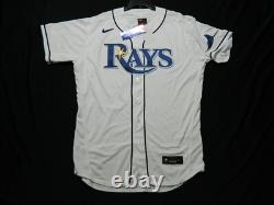 Authentic Tampa Bay Rays Home White Elite Flex Base Jersey 48 Reg. $284