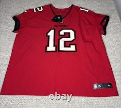 Authentic Tom Brady Tampa Bay Buccaneers Nike Elite Jersey Mens Size 60 NWT