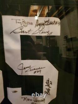 Autograph Green Bay Packers Bart Starr Paul Hornung TitleTown Jersey Certified