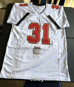 Autographed Antoine Winfield Jr Tampa Bay Bucs White Football Jersey XL JSA COA