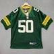 Autographed Green Bay Packers #50 Aj Hawk Reebok Jersey Men 52 Green Nfl