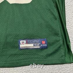 Autographed Green Bay Packers #50 AJ Hawk Reebok Jersey Men 52 Green NFL