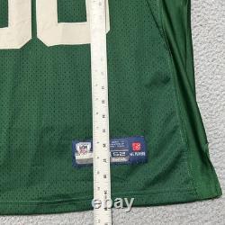 Autographed Green Bay Packers #50 AJ Hawk Reebok Jersey Men 52 Green NFL