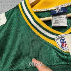 Autographed Green Bay Packers #50 AJ Hawk Reebok Jersey Men 52 Green NFL