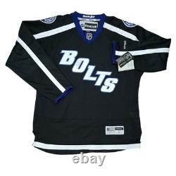Autographed Tampa Bay Lightning Bolts Rebook Hockey Jersey Size L Alternate