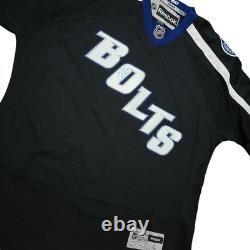 Autographed Tampa Bay Lightning Bolts Rebook Hockey Jersey Size L Alternate
