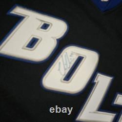 Autographed Tampa Bay Lightning Bolts Rebook Hockey Jersey Size L Alternate