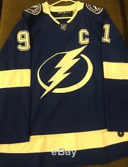 BNWT Tampa Bay Lightning #91 C Steven Stamkos Adidas NHL Jersey Size 54 XL