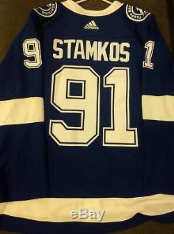 BNWT Tampa Bay Lightning #91 C Steven Stamkos Adidas NHL Jersey Size 54 XL