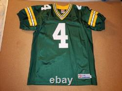 BRETT FAVRE #4 GREEN BAY PACKERS HOME AUTHENTIC NIKE FOOTBALL JERSEY sz 44