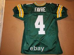 BRETT FAVRE #4 GREEN BAY PACKERS HOME AUTHENTIC NIKE FOOTBALL JERSEY sz 44