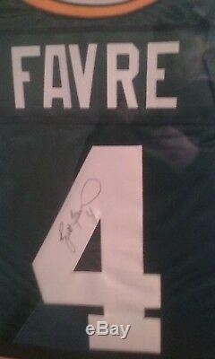 BRETT FAVRE GREEN BAY PACKERS AUTOGRAPHED JERSEY from'95-'96 MVP SEASON with2CARD
