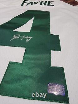 BRETT FAVRE Signed Authentic MITCHELL AND NESS Jersey Green Bay PACKERS