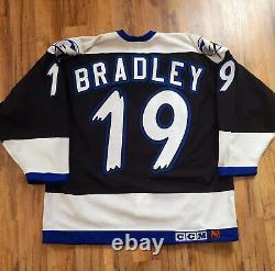 BRIAN BRADLEY Tampa Bay Lightning CCM Center Ice Stitched NHL JERSEY Size 52 New