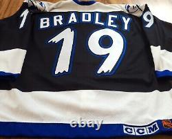 BRIAN BRADLEY Tampa Bay Lightning CCM Center Ice Stitched NHL JERSEY Size 52 New