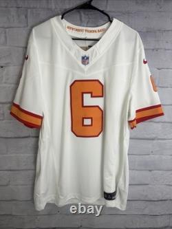 Baker Mayfield #6 Vapor FUSE Jersey White Tampa Bay Buccaneers Men's L NWT