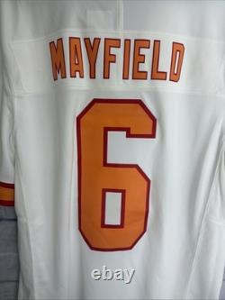 Baker Mayfield #6 Vapor FUSE Jersey White Tampa Bay Buccaneers Men's L NWT