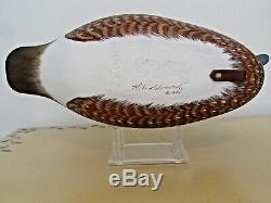 Barnegat Bay rig mate pair of Wood Duck decoys by Harry V. Shourds Tuckerton NJ