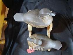 Barnegat Bay style Ruddy Duck pair of decoys Steve Morey Tuckerton New Jersey