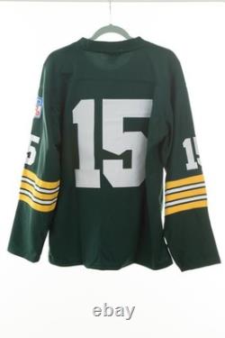 Bart Starr #15 Green Bay Packers 1969 Throwback Mitchell & Ness NWT Size 48 L