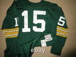 Bart Starr 1966 Green Bay Packers Throwback Jersey Ripon Athletics 3/4 Sleeve
