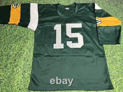 Bart Starr Custom Green Bay Packers 3/4 Sleeve G Jersey G Sl