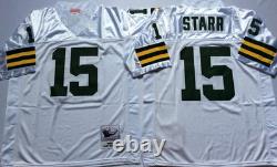 Bart Starr Green Bay Packers Football Jersey NWT Multiple Sizes