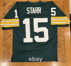 Bart Starr Green Bay Packers Jersey Mitchell & Ness Sz L/44 NWT