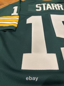 Bart Starr Green Bay Packers Jersey Mitchell & Ness Sz L/44 NWT