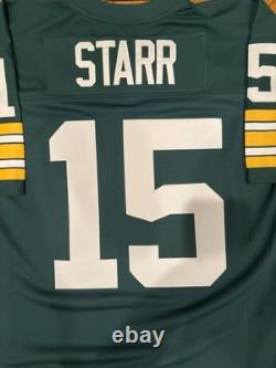 Bart Starr Green Bay Packers Jersey Mitchell & Ness Sz L/44 NWT