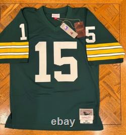 Bart Starr Green Bay Packers Jersey Mitchell & Ness Sz L/44 NWT
