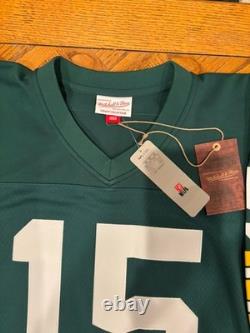 Bart Starr Green Bay Packers Jersey Mitchell & Ness Sz L/44 NWT