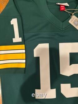 Bart Starr Green Bay Packers Jersey Mitchell & Ness Sz L/44 NWT