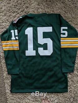 Bart Starr Green Bay Packers Mitchell & Ness Authentic 1969 NFL Jersey Sz L 44