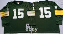 Bart Starr Green Bay Packers Throwback Football Jersey NWT Multiple Sizes