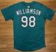 Ben Williamson Seattle Mariners On-field Authentic Mlb Jersey Men's 46 Brand New