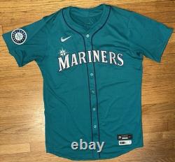 Ben Williamson Seattle Mariners On-Field Authentic MLB Jersey Men's 46 Brand New