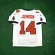 Brad Johnson Reebok Tampa Bay Buccaneers Authentic On-field Eqt White Jersey